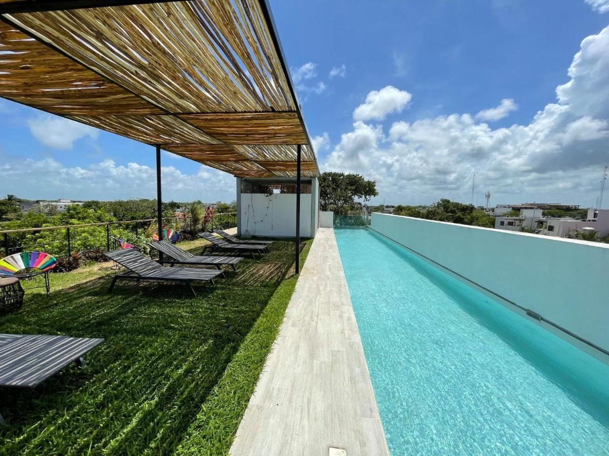 Katalox Jungle Lofts By Simply Comfort Tulum Centre Rooftop Patio & Pool Appartamento Esterno foto