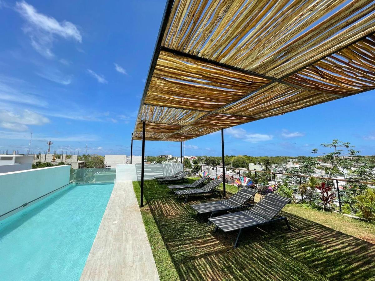 Katalox Jungle Lofts By Simply Comfort Tulum Centre Rooftop Patio & Pool Appartamento Esterno foto
