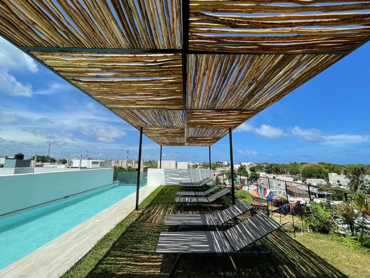 Katalox Jungle Lofts By Simply Comfort Tulum Centre Rooftop Patio & Pool Appartamento Esterno foto
