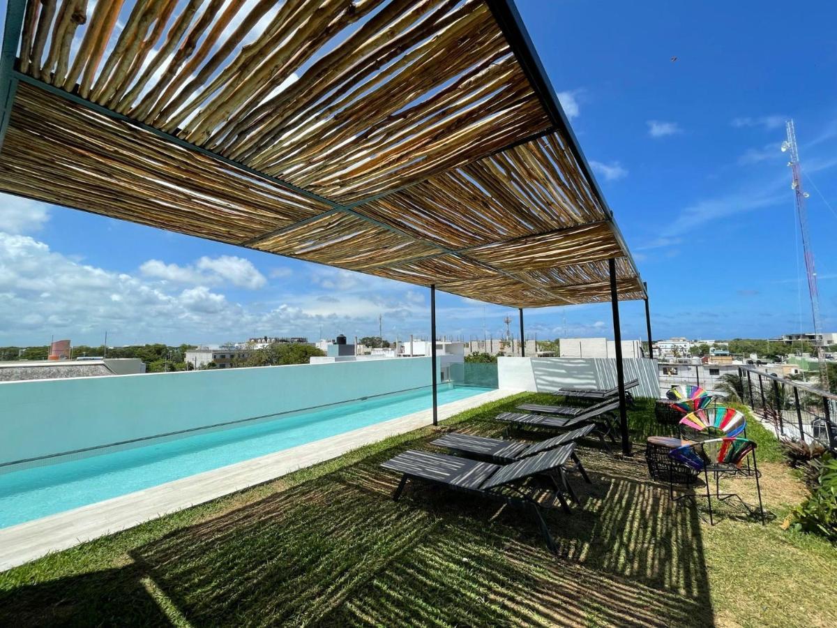 Katalox Jungle Lofts By Simply Comfort Tulum Centre Rooftop Patio & Pool Appartamento Esterno foto